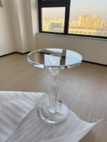 White Jade Emerald Side Table - Image 4
