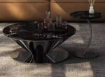 Black‑Rose Nesting Coffee Table