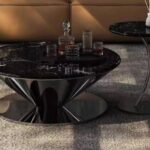 Black‑Rose Nesting Coffee Table