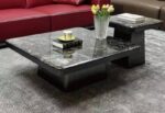 Platinum Diamond Square Table & Coffee Table Set